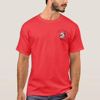 Camiseta puerto deportivo rojo-ninguna parte posterior
