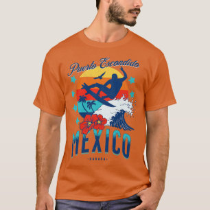 Camiseta Puerto Escondido Oaxaca México Big Wave Surfing