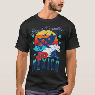 Camiseta Puerto Escondido Oaxaca México Big Wave Surfing Su