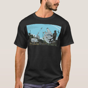 Camiseta Puerto Espacial Laureado De Sci Fi Spin.