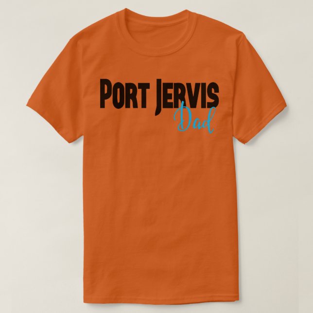 Camiseta Puerto Jervis Ciudad de Puerto Jervis Nueva York (Diseño del anverso)