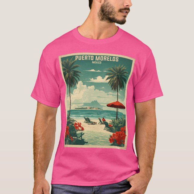 Camiseta Puerto Morelos Yucatan México Viaje por Viaje Tour (Anverso)