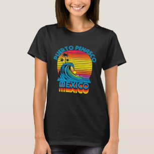 Camiseta Puerto Peñasco México Retro Retroplaya Surf y Play