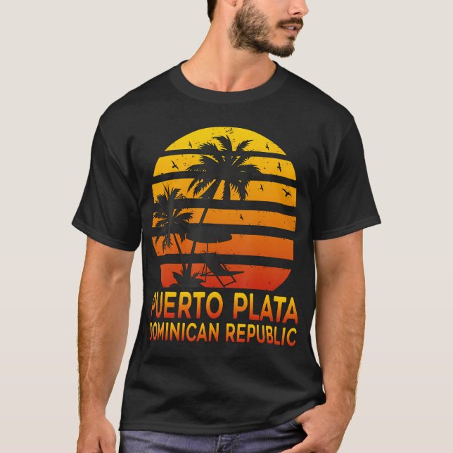 Camiseta Puerto Plata Souvenir República Dominicana Verano (Anverso)