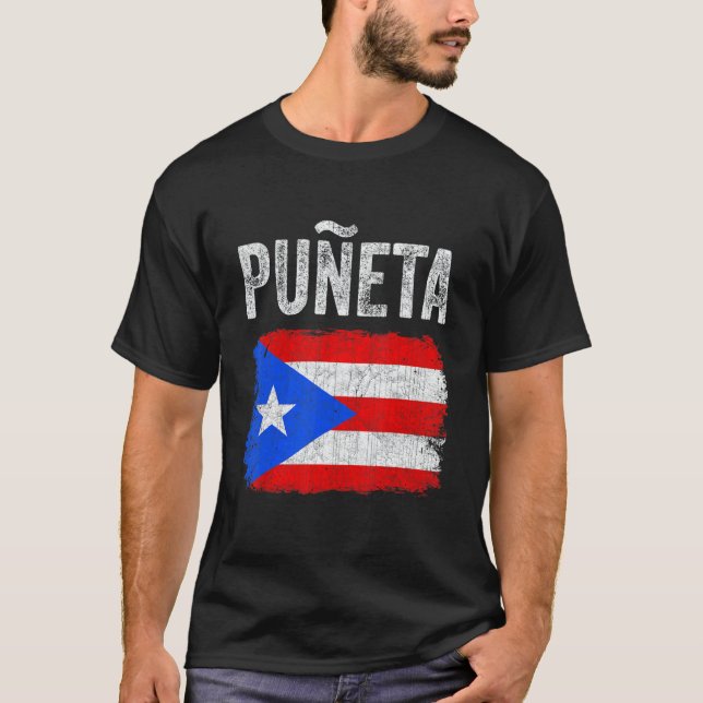 Camiseta Puerto Rican Boricua Hispanic Puñeta Puerto Rico 1 (Anverso)