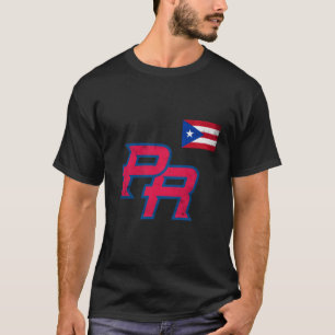 Camiseta Puerto Rico 2023 Bandera de Béisbol Orgullo Boricu