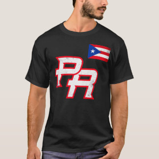 Camiseta Puerto Rico 2023 Bandera de Béisbol Orgullo Boricu