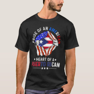 Camiseta Puerto Rico: América portorriqueña Orgullo Cuba