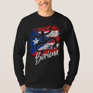 Camiseta Puerto Rico angustió a las raíces rojas Coqui Tain