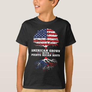 Camiseta Puerto Rico arraiga raíz estadounidense de origen