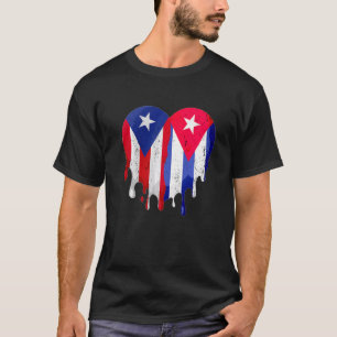 Camiseta Puerto Rico Bandera de Cuba: Ciudadano de corazón