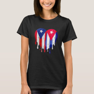 Camiseta Puerto Rico Bandera de Cuba: Ciudadano de corazón 