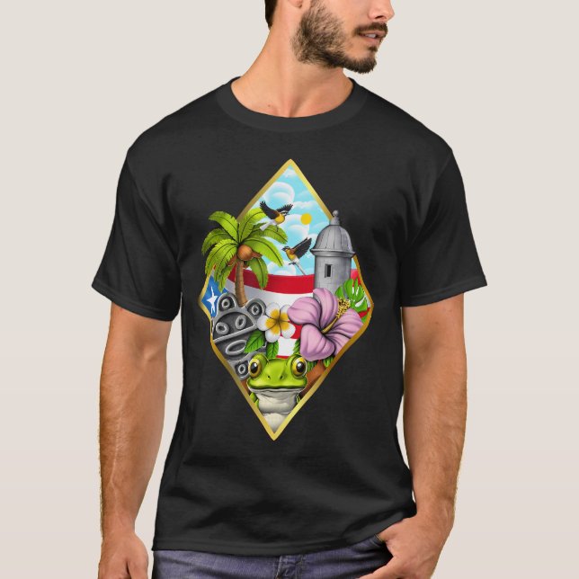 Camiseta Puerto Rico Boricua (Anverso)