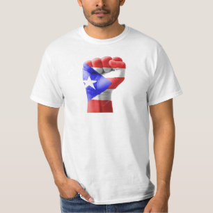 Camiseta puerto rico, boricua, bandera negra, bandera