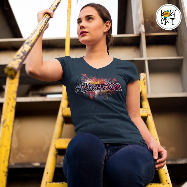 Camiseta Puerto Rico Boricua Street Art (Subido por el creador)