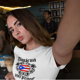 Camiseta Puerto Rico Boricua Taino Logo