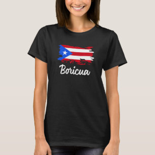 Camiseta Puerto Rico Boricua Vintage Bandera de Puerto Rico