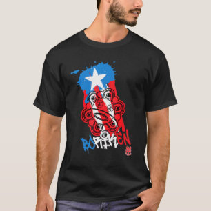 Camiseta Puerto Rico Boriken Teespuerto Bandera Ricana Tain