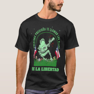 Camiseta Puerto Rico Borinquen Coqui por Puerto Rico