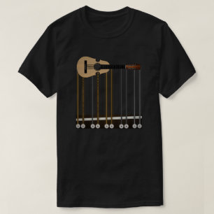 Camiseta Puerto Rico Cuatro Guitarra T-Shirt
