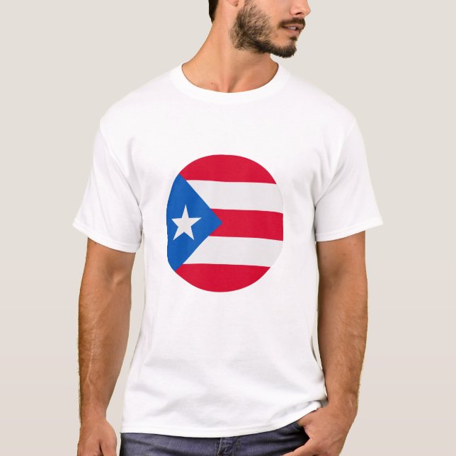 Camiseta Puerto Rico Flag (Anverso)