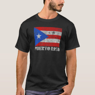 Camiseta Puerto Rico Flag Retro Vintage Country Souvenir