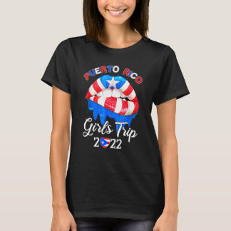 Camiseta Puerto Rico Girls Trip 2022 Bachelorette Party Wed