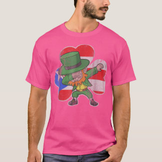 Camiseta Puerto Rico Irlandés Dabbing Leprechaun St Patrick