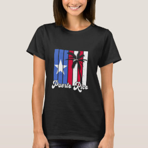 Camiseta Puerto Rico levanta bandera boricua puertorriqueña