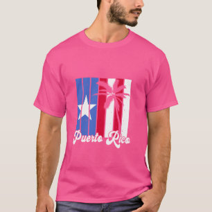 Camiseta Puerto Rico levanta bandera boricua puertorriqueña