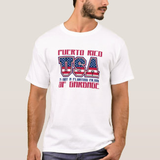 Camiseta Puerto Rico no es una isla flotante de basura
