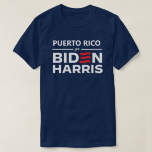 Camiseta Puerto Rico para Biden Harris