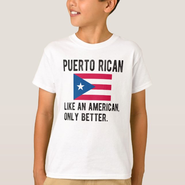 Camiseta Puerto Rico Puerto Rico Rota Bandera de Puerto Ric (Anverso)