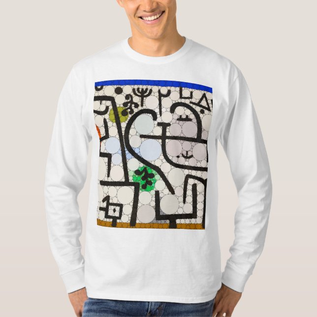 Camiseta Puerto Rico, puntos infinitos por Paul Klee (Anverso)