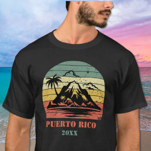 Camiseta Puerto Rico retro personalizado