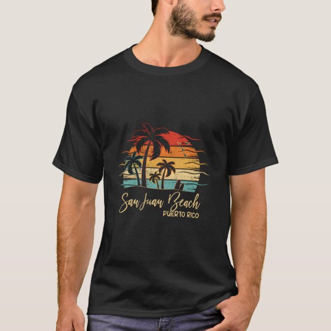 Camiseta Puerto Rico San Juan Beach (Anverso)