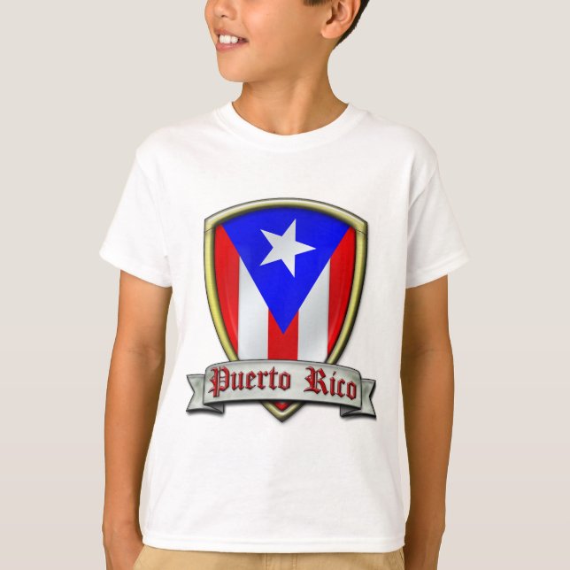 Camiseta Puerto Rico - Shield2 (Anverso)