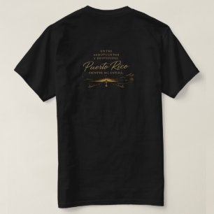 Camiseta Puerto Rico Siempre Me Espera Viaje y Diáspora
