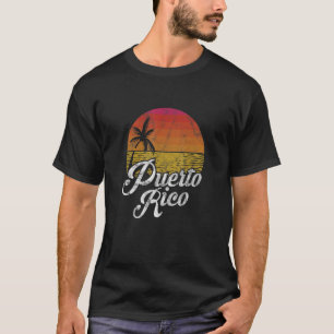 Camiseta Puerto Rico Sunset Island Beach Summer Vacation Di