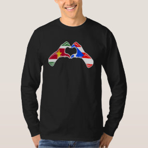 Camiseta Puerto Rico Surinam Bandera puertorriqueña surinam