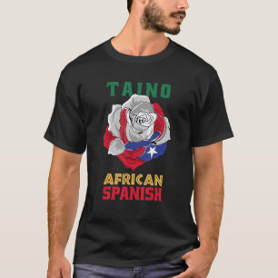 Camiseta Puerto Rico Taino-Africano Español