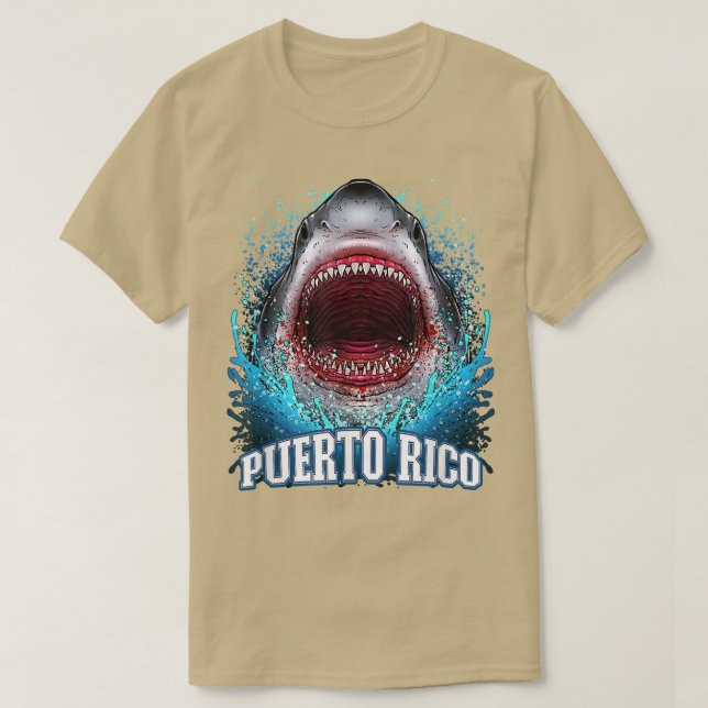 Camiseta Puerto Rico Vacaciones Gran Viaje de Playa de Tibu (Diseño del anverso)