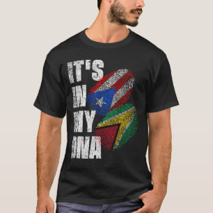 Camiseta Puerto Rico Y Guyana Mezclan Patrimonio De La Band