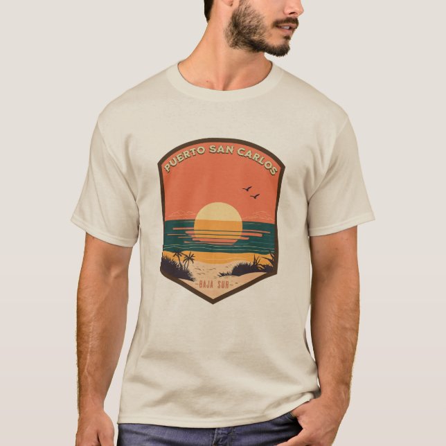 Camiseta Puerto San Carlos Baja California Sur México (Anverso)