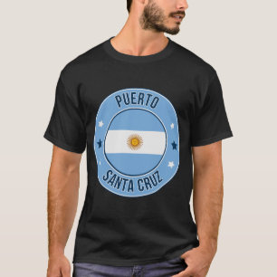 Camiseta Puerto Santa Cruz, Argentina Ciudad