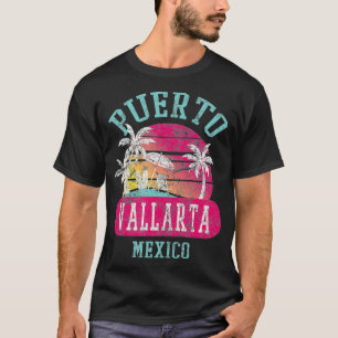 Camiseta Puerto Vallarta Beach México Novedad con problemas