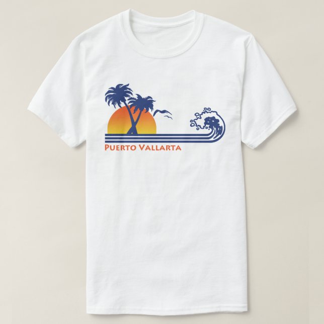 Camiseta Puerto Vallarta México (Diseño del anverso)