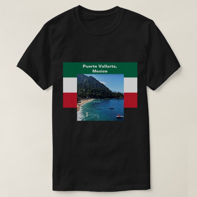 Camiseta Puerto Vallarta, México (Diseño del anverso)