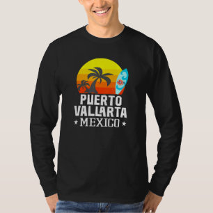 Camiseta Puerto Vallarta Mexico Beach Souvenir Vacation Tra