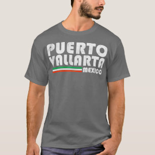 Camiseta Puerto Vallarta México Vintage Molestias Retro Tr